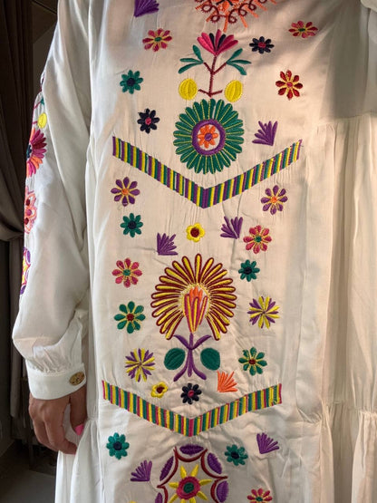 Embroidered dress