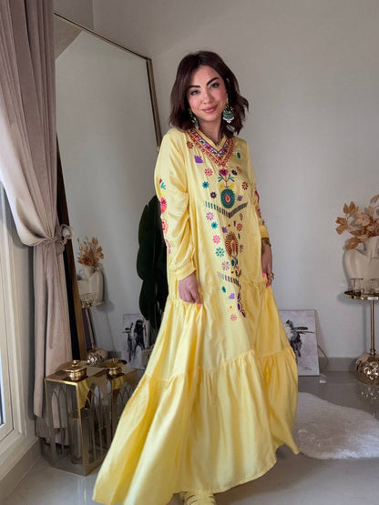Embroidered dress